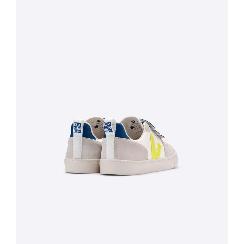 Veja V-10 X BONTON Sneakers Kinderen White/Blue | BE 843WNB